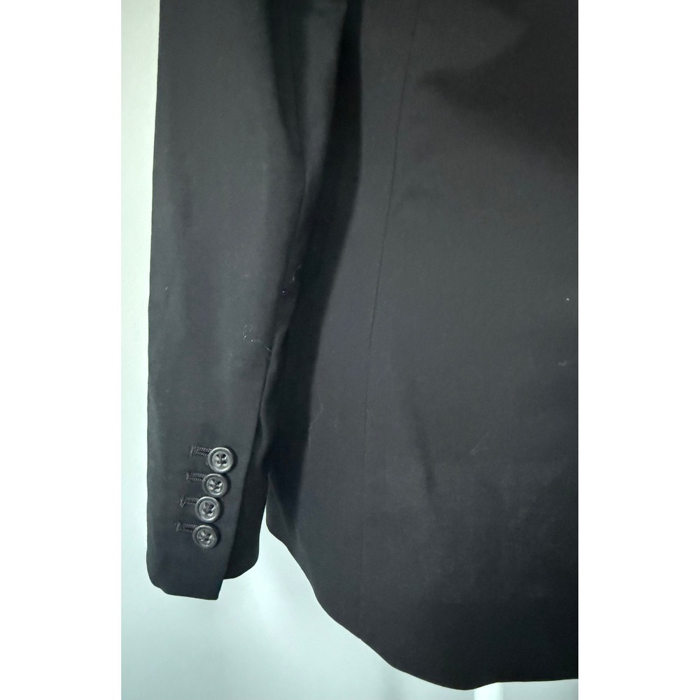 J. Crew Black Wool Blend Blazer Suit Jacket Size 6 Single Breasted Women - Picture 6 of 12